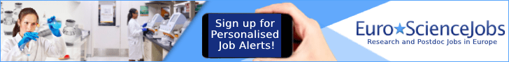 EuroScienceJobs Job Alerts