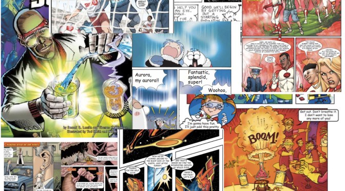 The problem with science comics: uncritical images and ideology of research